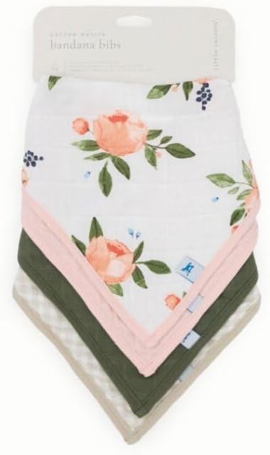 Little Unicorn Cotton Muslin with Fleece Bandana Bib