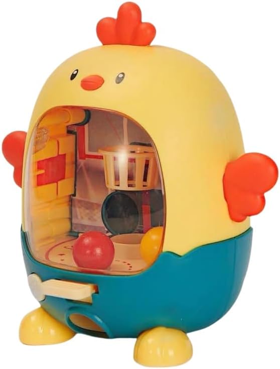 LEILA'S CHOICE Mini Basketball Hoop, Basketball Gifts, Desk Game Chicken-Themed Basketball Game, Basketball Game for Adults, Desk Games for Office for Adult to Reduce Stress