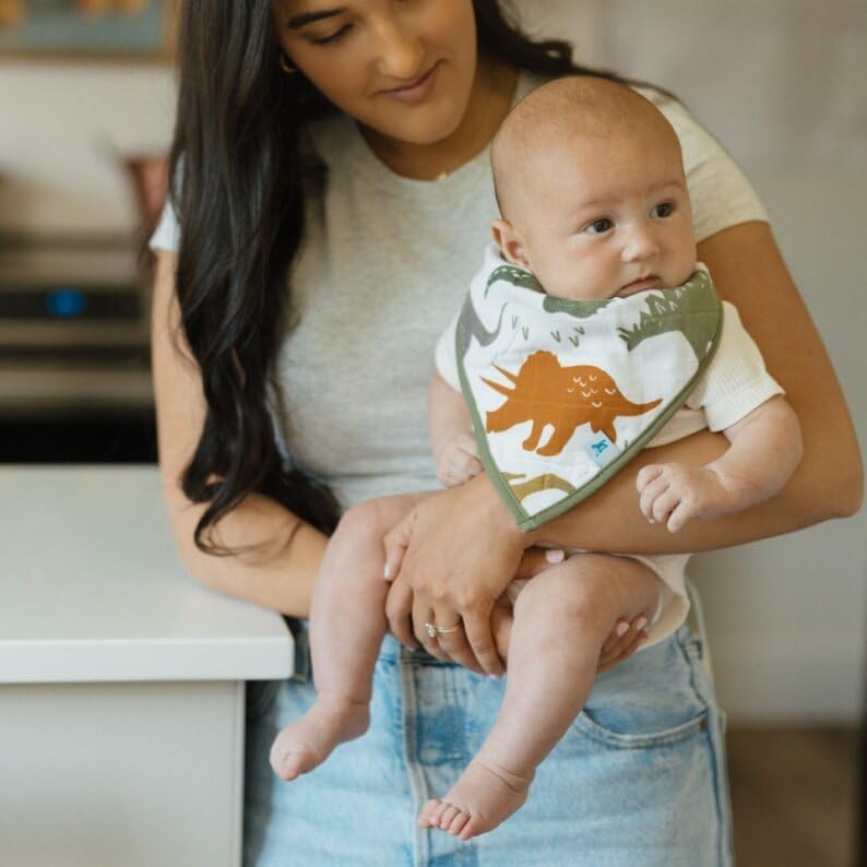 Little Unicorn Cotton Muslin with Fleece Bandana Bib