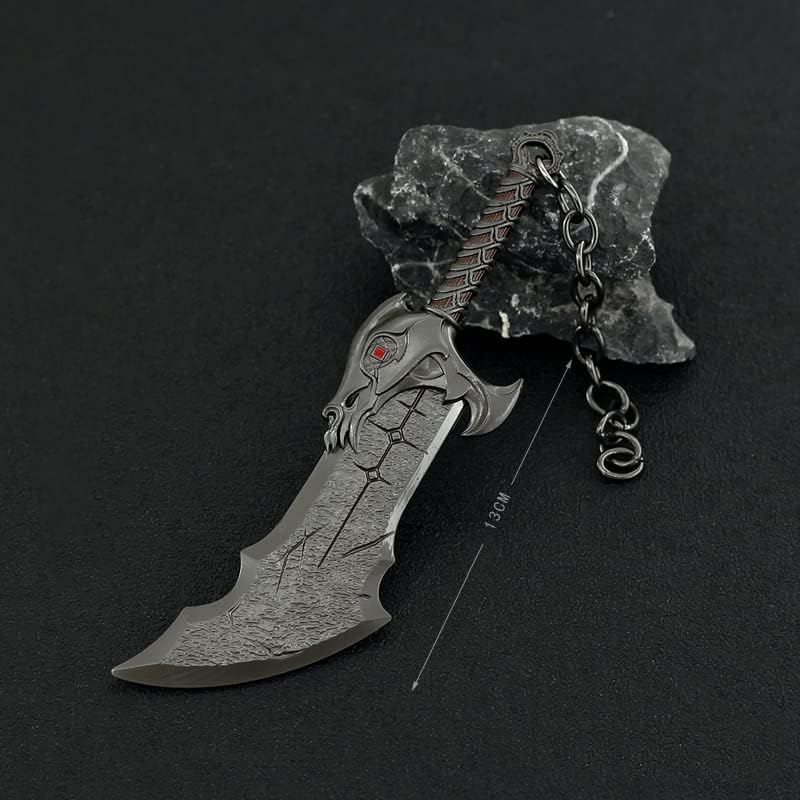 God of War Ragnarök Kratos Blades of Chaos Action Figures Game Toy Collection Keychain Desk Decoration Backpack Pendant Gift