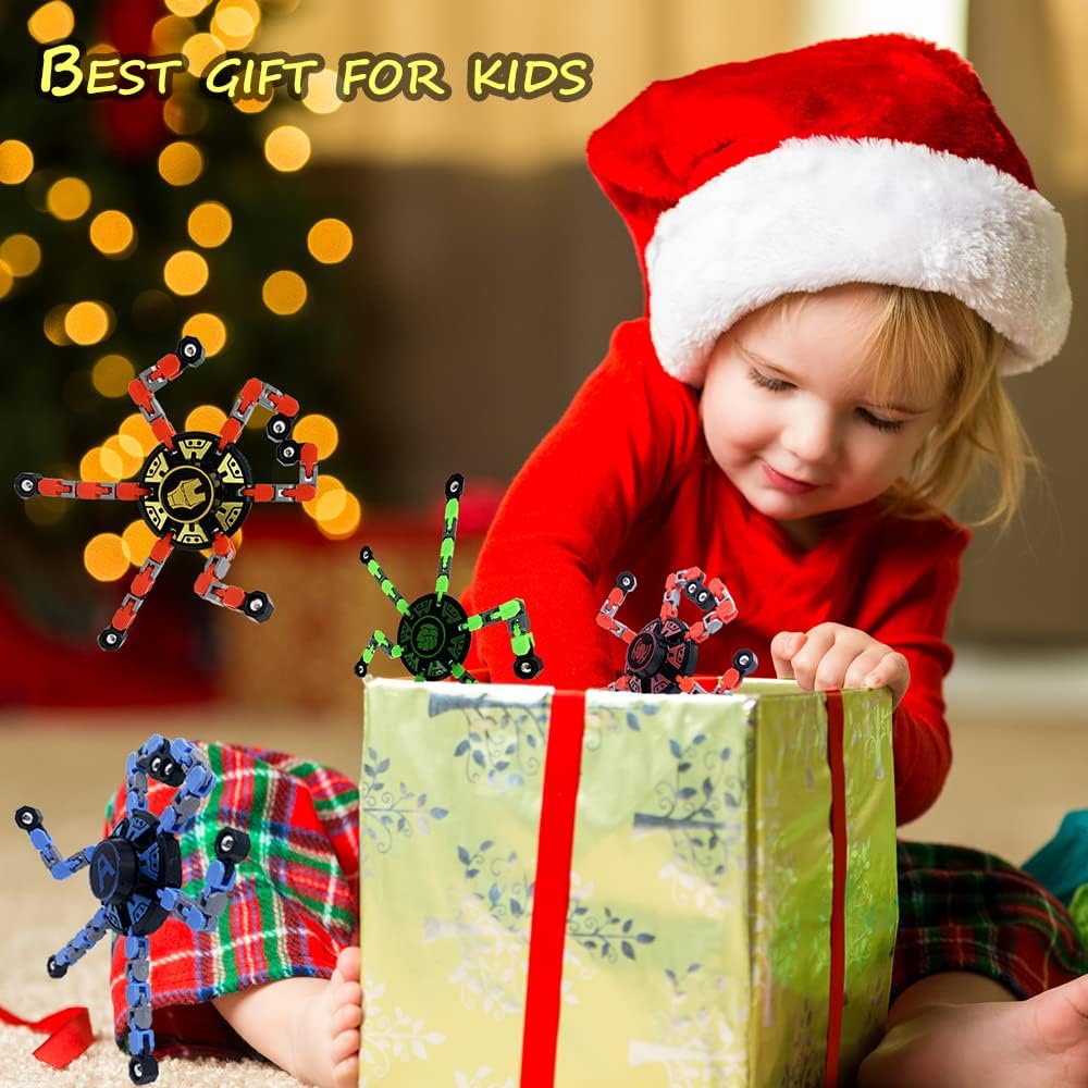 Transformable Chain Robot Toy (8 Pack Unicorn Transformable Chain Robot Toy)