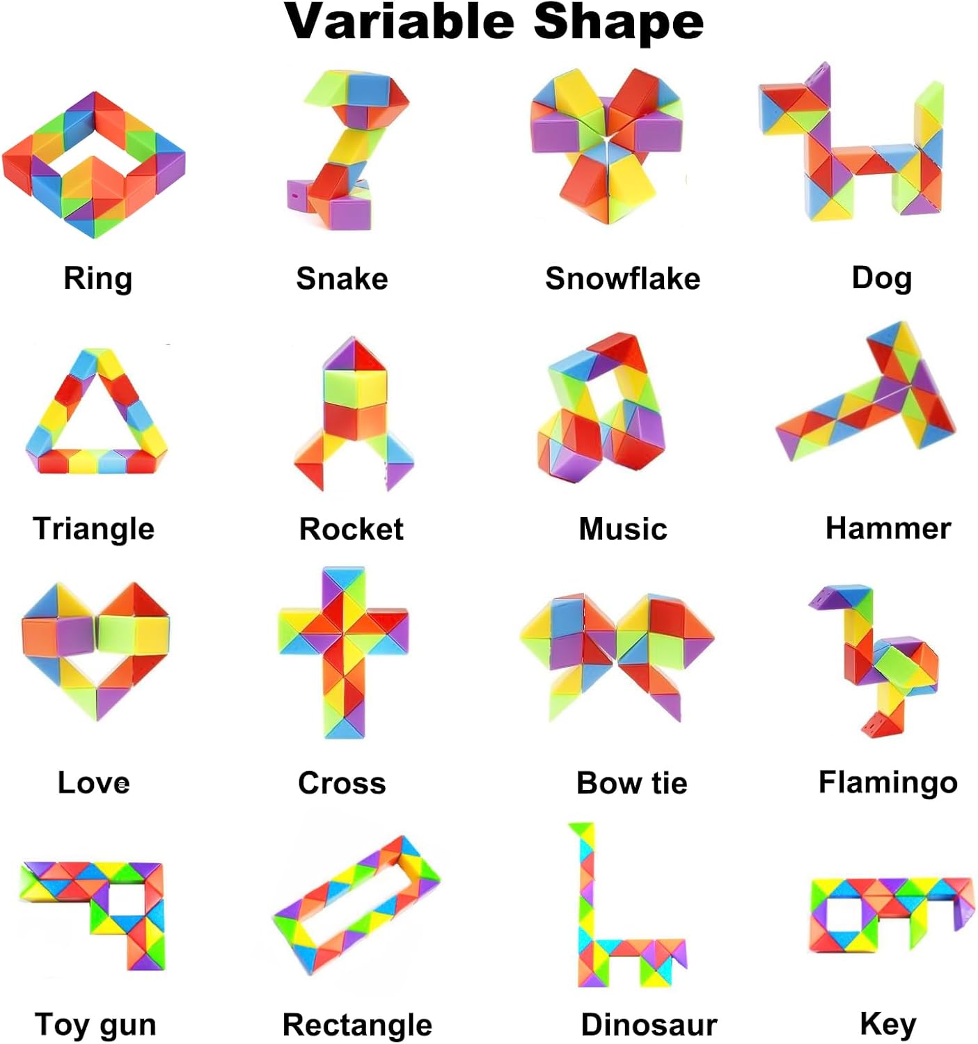 GOLDGE 80 Pack Mini Cube Puzzle Fidget Toys - Bulk Party Favors & Goodie Bag Stuffers for Kids, Travel Toys for Ages 4-8, Treasure Box Toys for Classroom, Birthday & Back to School Gifts (80)