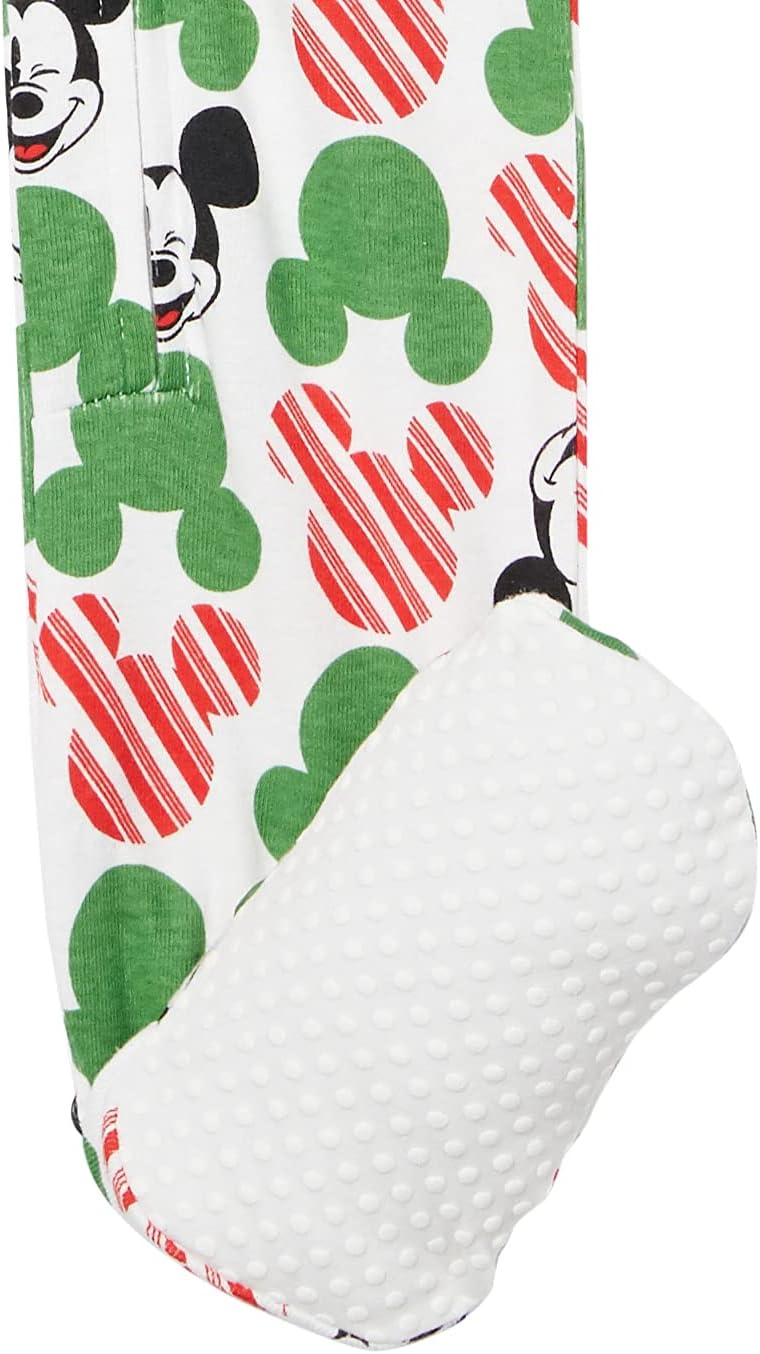 Amazon Essentials Disney | Marvel | Star Wars Unisex Babies' and Toddlers' Snug-Fit Cotton Footed Pajamas, Multipacks