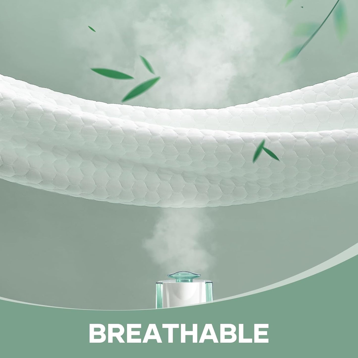 OhGeni 100% Waterproof Mattress Protector, Mini Crib-2 Pack Size Mattress Pad, Fits 6"-20" Mattresses with Deep Pocket, Cooling, Breathable Fitted Sheets, Soft Bed Cover, Noiseless, Machine Washable