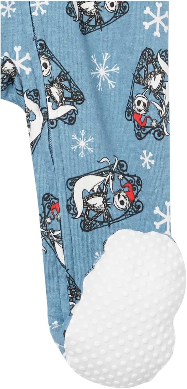 Amazon Essentials Disney | Marvel | Star Wars Unisex Babies' and Toddlers' Snug-Fit Cotton Footed Pajamas, Multipacks