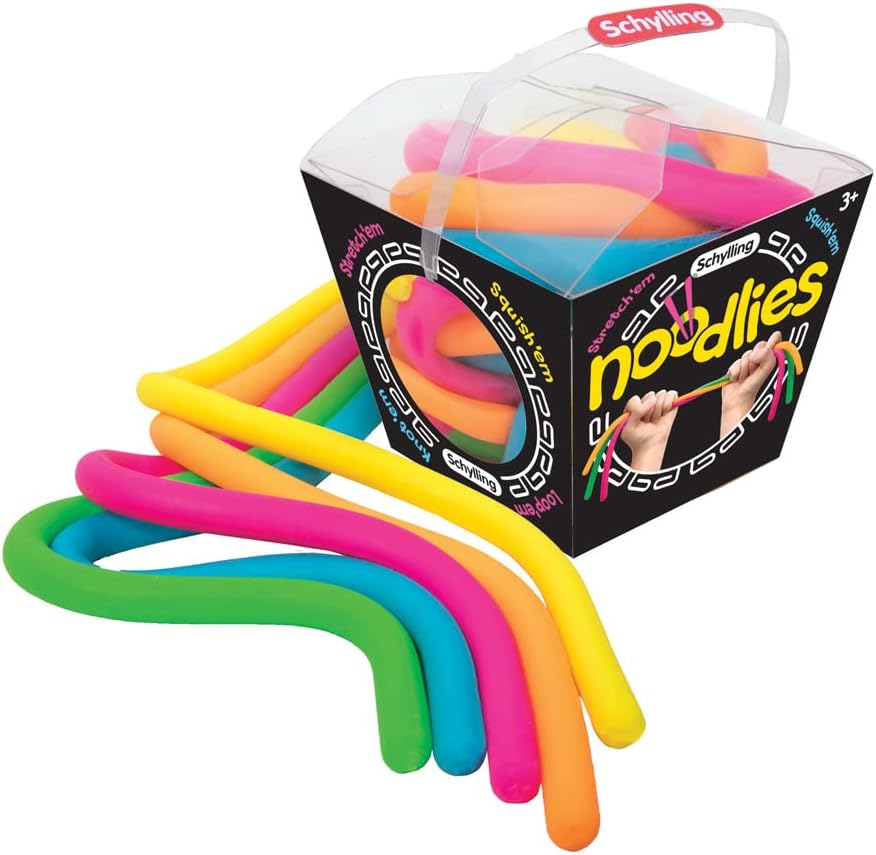 Schylling Noodlies - 5 Rubbery Noodles Fidget Toy