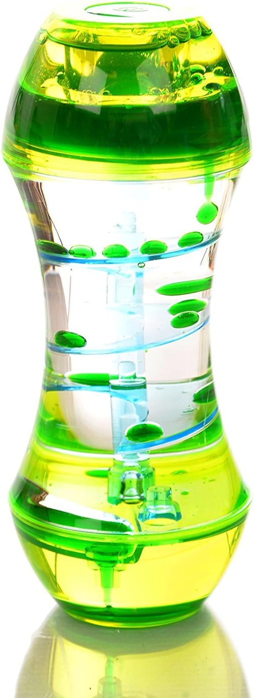 Playlearn Liquid Motion Bubbler - Liquid Timer Sensory Toy – Calming Water Timer Fidget Toy – 3Pack