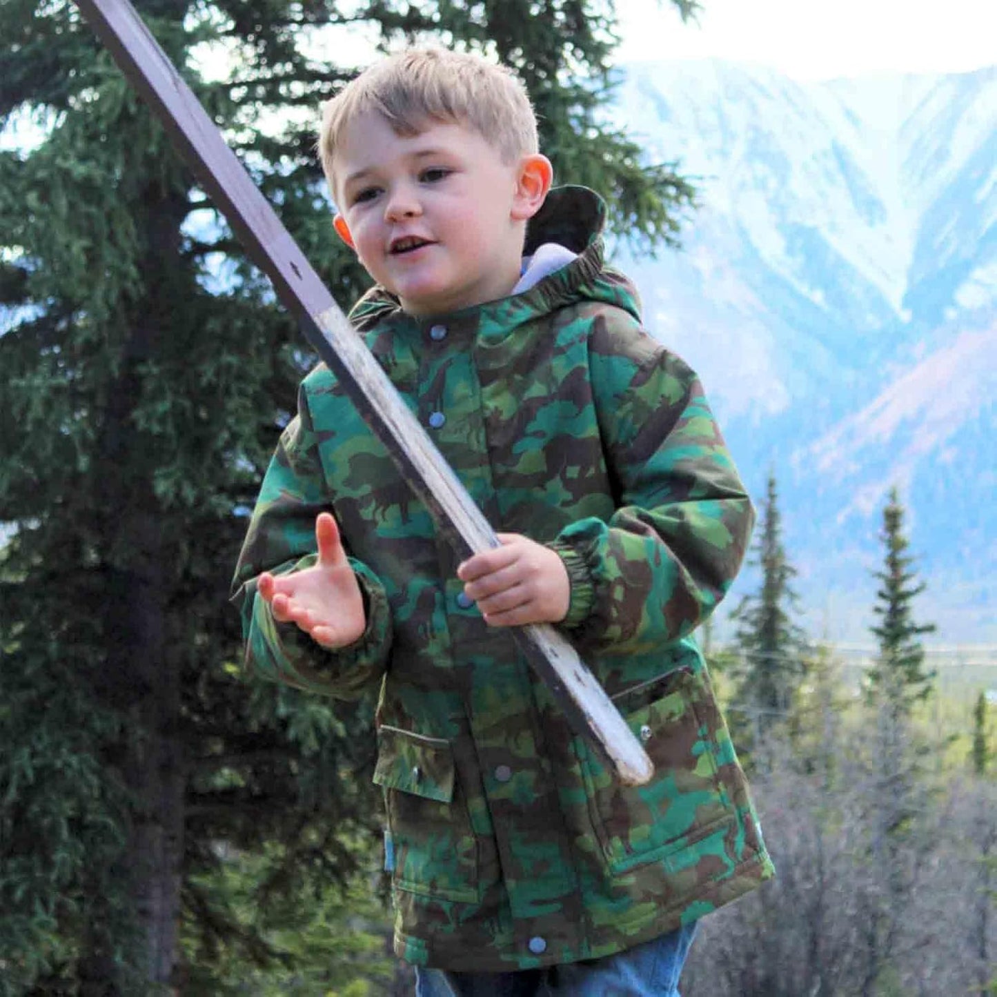 JAN & JUL Waterproof Fleece Lined Rain Jacket, Raincoat for Kids