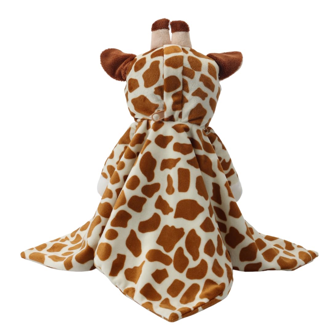Love By Emi Baby Music Lovey Brown Giraffe, Baby Sleep Soother for Crib & Cuddle Bedtime, White Noise with Heartbeat & Lullaby, Plush Sound Machine Toy, Stuffed Animal for Newborns, Infants & Toddlers