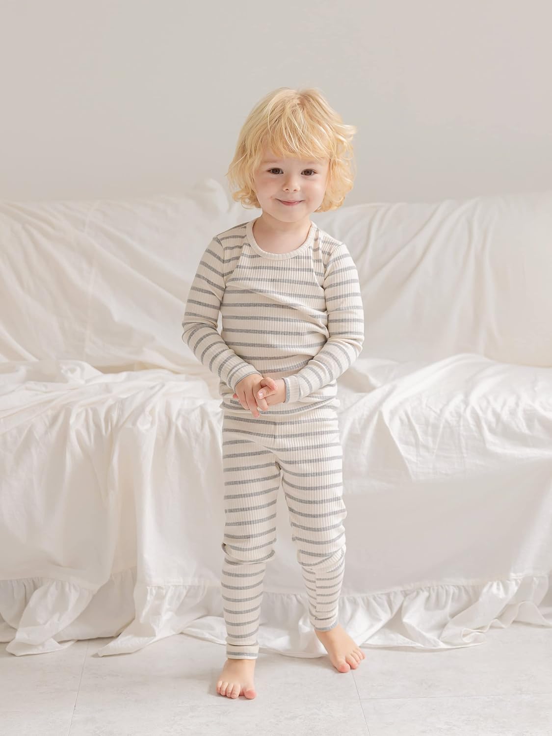 AVAUMA Baby Boys Girls Pajama Set 6M-7T Kids Cute Toddler Snug fit Pjs Cotton Sleepwear