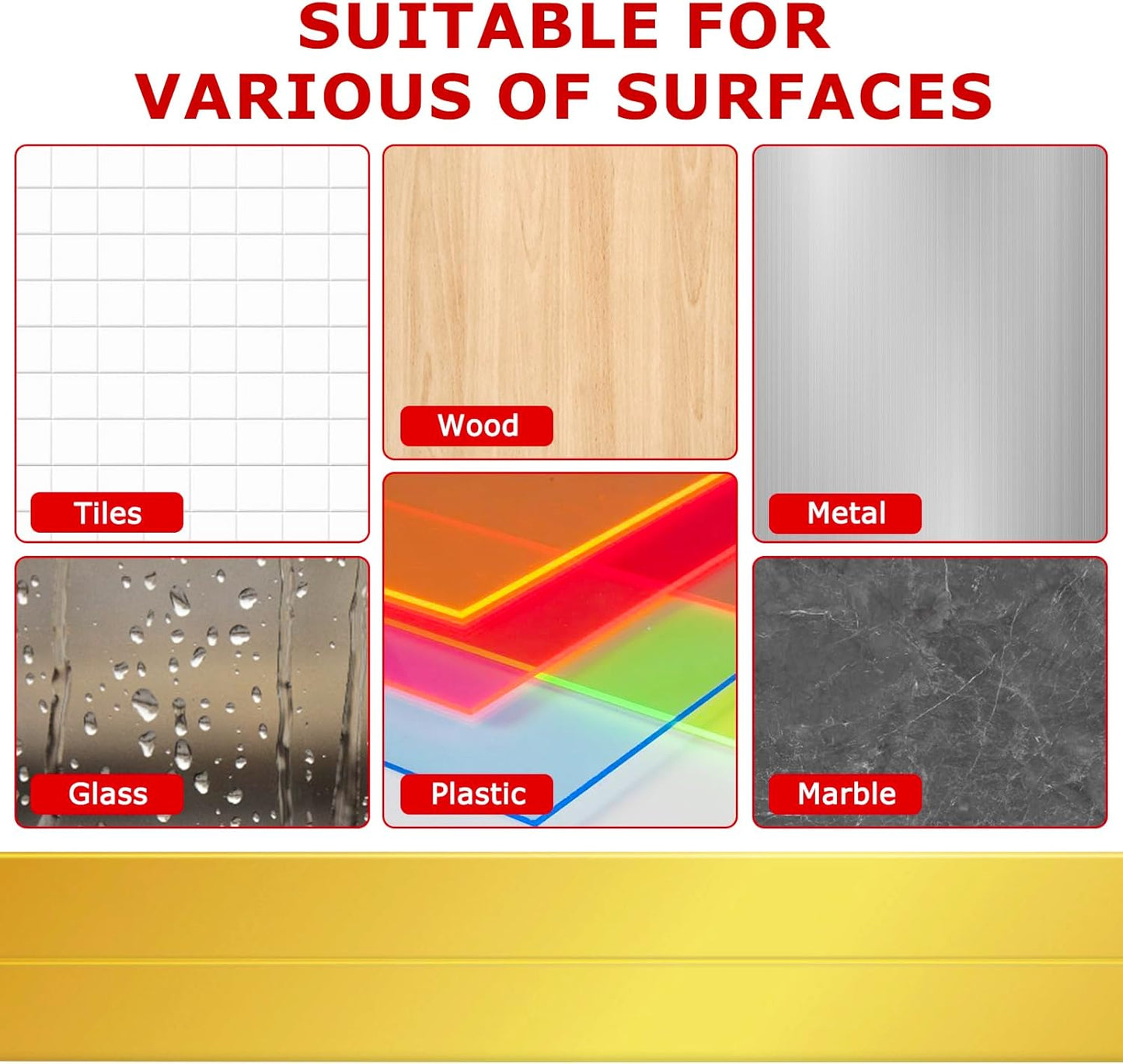 Flexible Wall Corner Protector Moulding Trim Peel and Stick Wall Corner Guards Edge Protector Self Adhesive Wall Molding Trim Strip for Wall Edge Corner Ceiling (Gold, 2.4 in x 10 Ft)