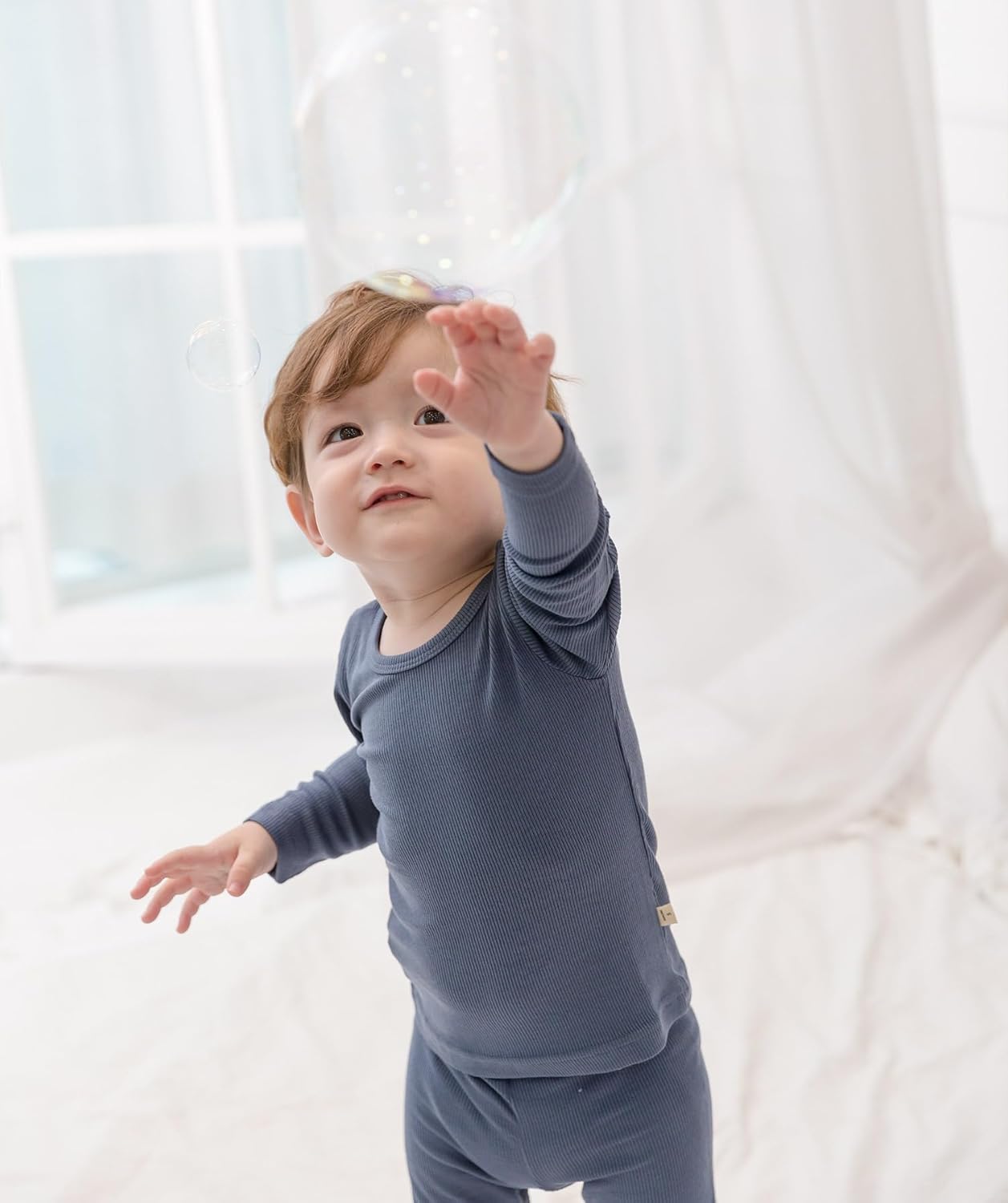 AVAUMA Baby Boys Girls Pajama Set Kids Toddler Snug fit Ribbed Sleepwear pjs for Daily Life Style