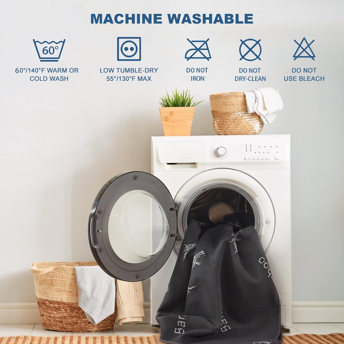 BEDLORE Full Size Mattress Protector Waterproof, Mattress Pad Fitted 6-15 Inch Deep Pocket, 3D Air Fabric Soft Double Bed Mattress Cover Noiseless Washable for Home, College Dorm, Gray