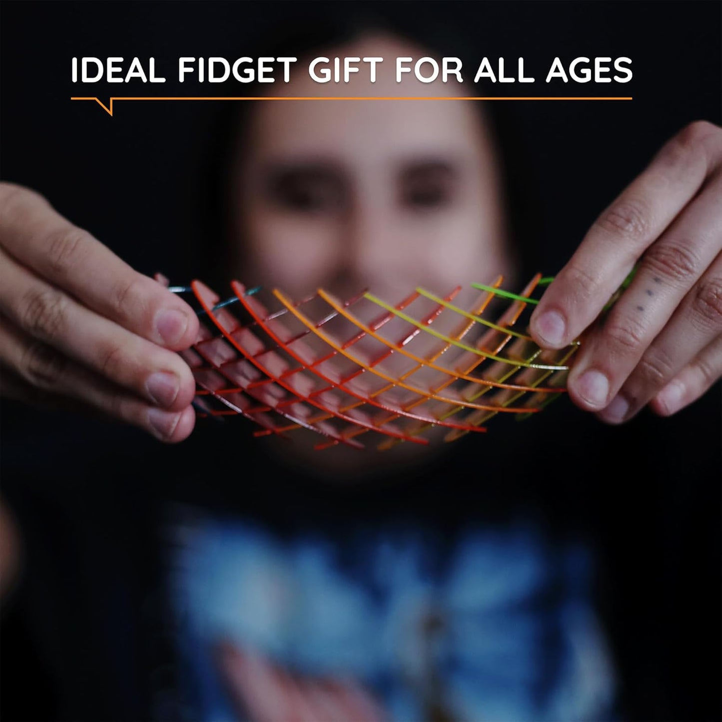 Morf Fidget Worm Toy - Desk Fidgets for Adults - Cool Satisfying Worm Fidget Sensory Toys - Fun and Interactive Morf Fidget Toy for Kids - USA Patent Pending Morf Figgy Toys - Small - 12 x 12