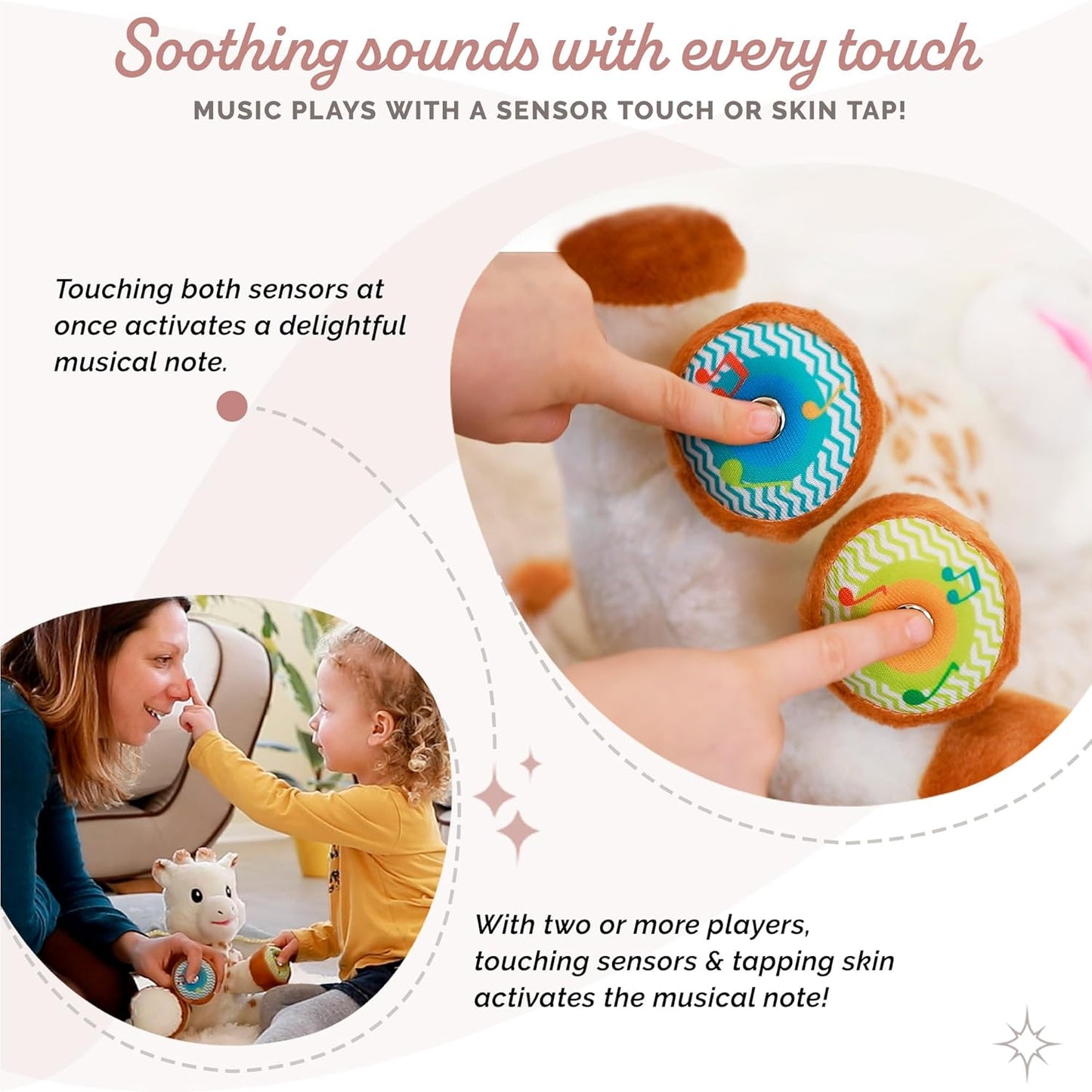 Sophie la girafe Touch & Play Music Plush | Make Music with Interactive Touch | A Toy for The Whole Family