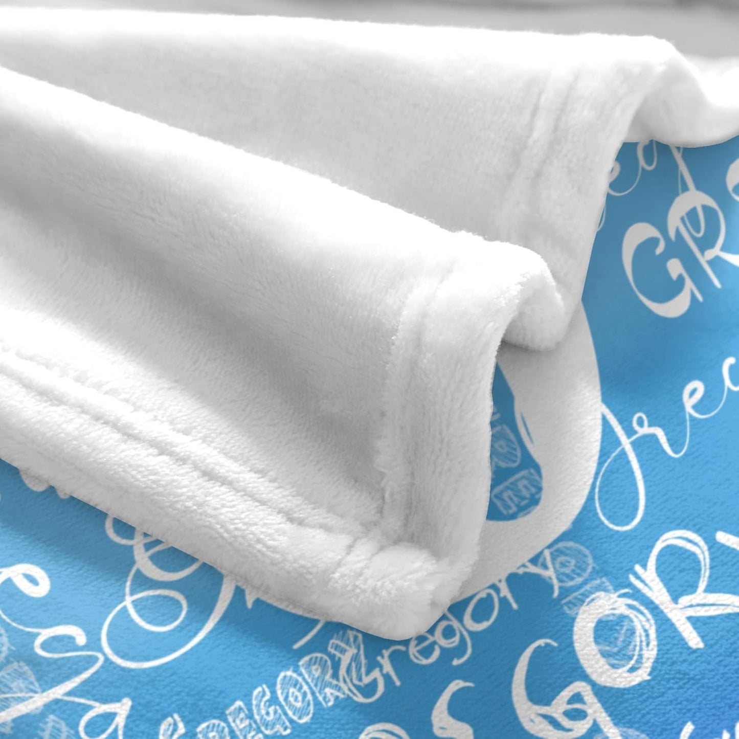 Customized Blanket with Name Custom Blanket Personalized Throw Blankets for Baby Kids Adult Girls Boys Women Men
