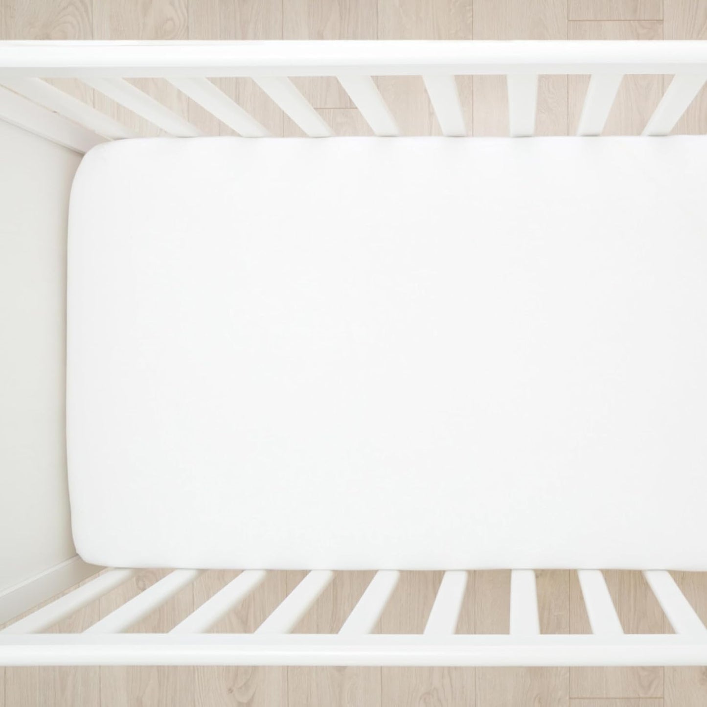 HonestBaby unisex-baby Fitted Crib Sheets Set Standard Mattress, 100% Organic Cotton Baby Boys, Girls, Neutral, 1 Pack - Love Dot, One Size