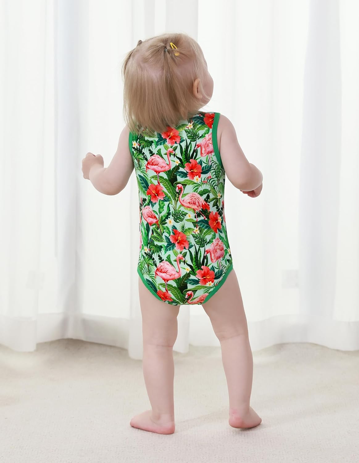 Baby Boy Girl Pajamas Toddler Infant Unisex Sleeveless Sleep Bodysuit Sleepwear Newborn Snap Snug Fit 3-Pack