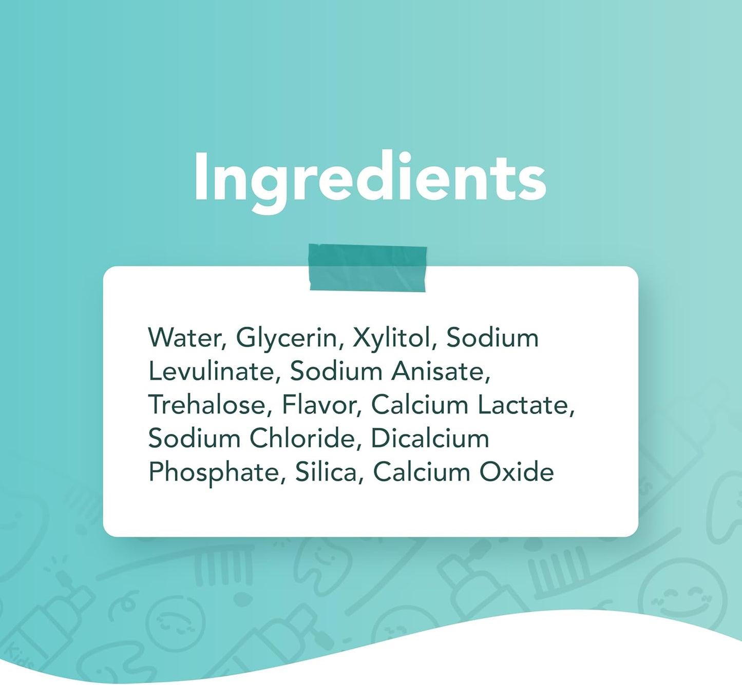 LAB52 Kids Oral Spray, Toddler Toothpaste Helper for Daily Oral Care and Fresh Breath, Children Approved with Fluoride Free for Newborn to Preschoolers, Xylitol Strawberry Flavor