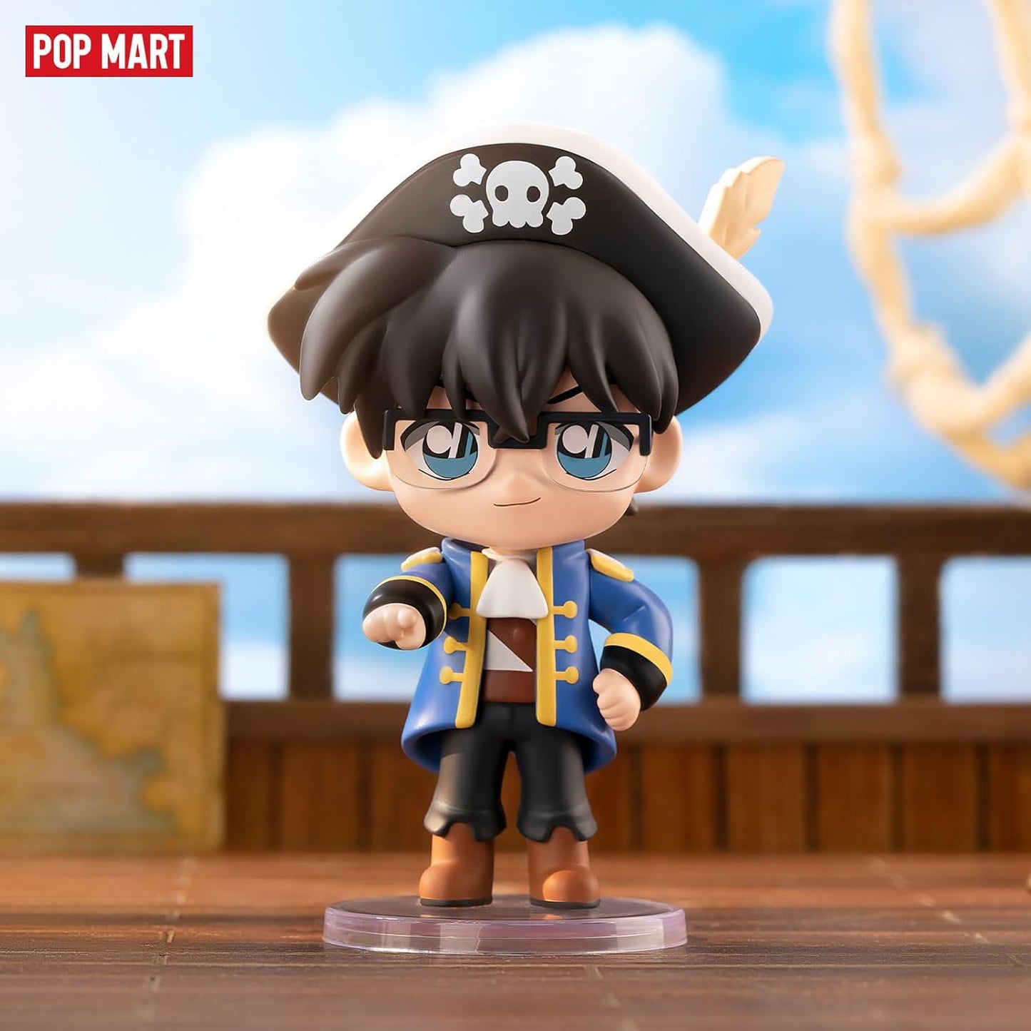 POP MART Detective Conan Case Closed Carnival Series Blind Box Figures, Random Design Mystery Toys for Modern Home Decor, Collectible Toy Set for Desk Accessories, Single Box