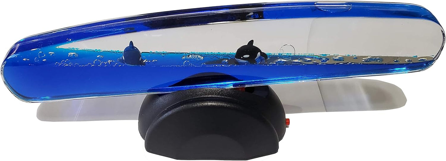 Wave Motion Machine (Blue, 12 Inch with Orcas)
