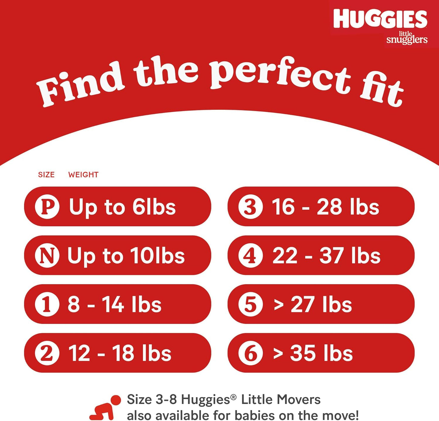 Huggies Newborn Diapers, Little Snugglers Baby Diapers, Size Preemie (up to 6 lbs), 30 Count