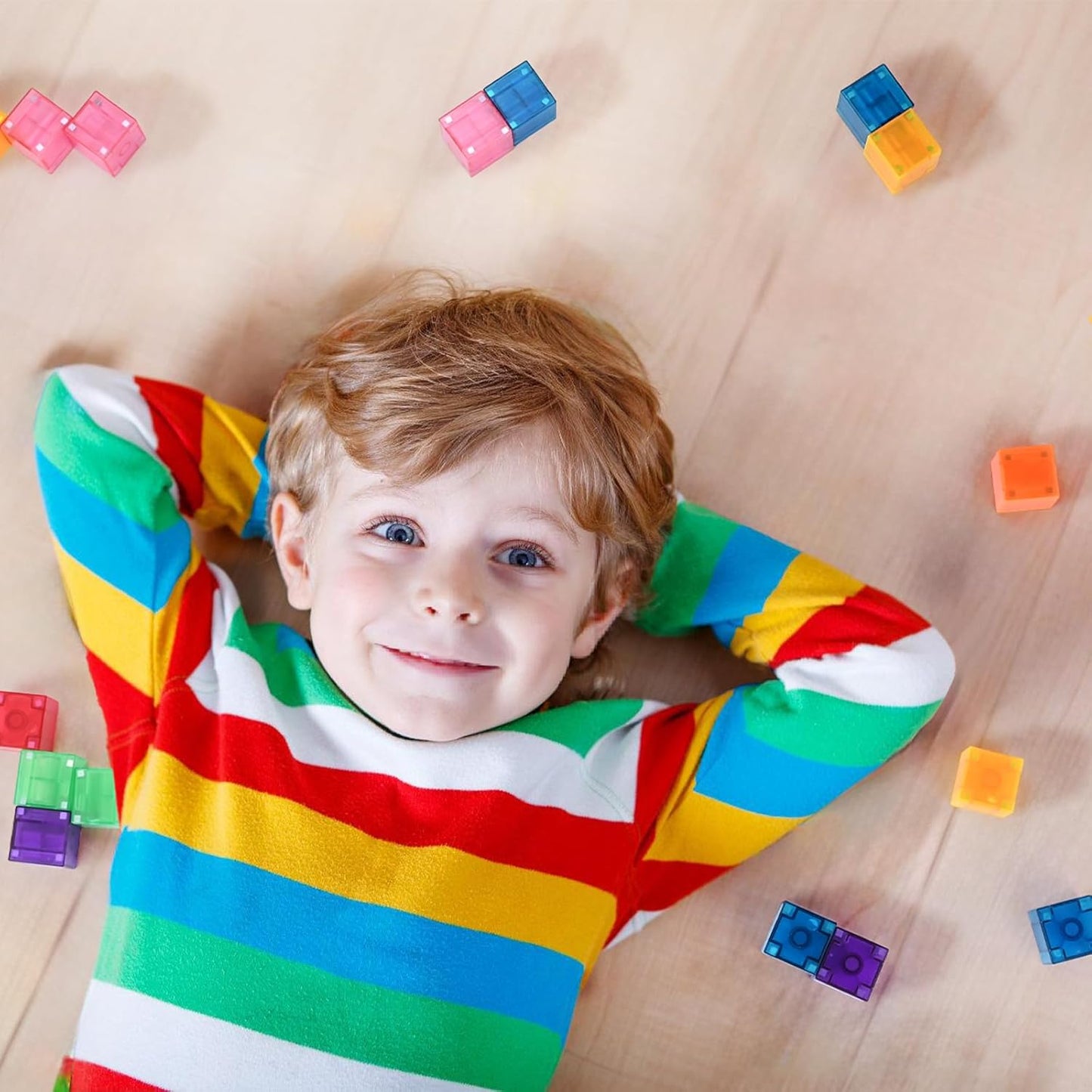 Magnetic Blocks, Magnetic Building Blocks for Toddlers 3+, Montessori Toys Preschool STEM Educational Sensory Magnet Tiles for Kids Boys and Girls Classroom Must Haves