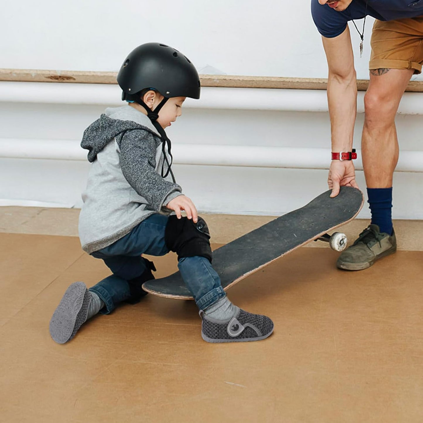 FEETCITY Baby Boys Girls First Walking Shoes Infant Sneakers Crib Shoes Breathable Lightweight Slip On Shoes