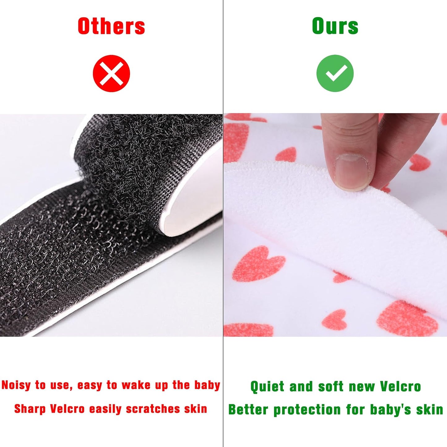 Newborn Sleep Sack Baby Swaddle,Swaddle me 3-6 Month,3-Way Adjustable Wearable Blanket,100% Rayon Cotton Swaddling Sleeping Bag,TOG 0.5 (Love, 3-6 Months)