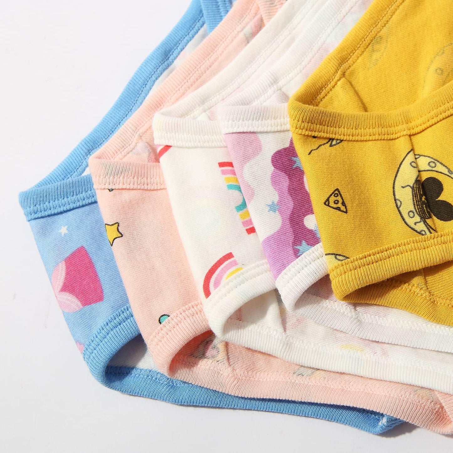 Girls' Cotton Brief Breathable Toddler Panties Kids Assorted Underwears 6-8 pieces