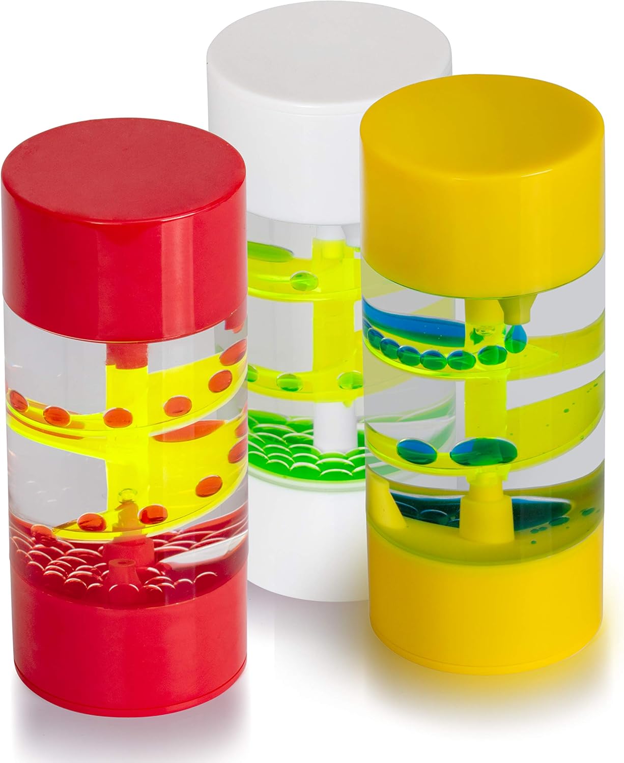 Big Mo's Toys Liquid Motion Spiral Timer Toy for Sensory Play - Relaxing Bubble Motion Autism ADHD Fidget Toy for Calming, Sensory Visual Relaxation Desk Toy, ONE Piece (Assorted)