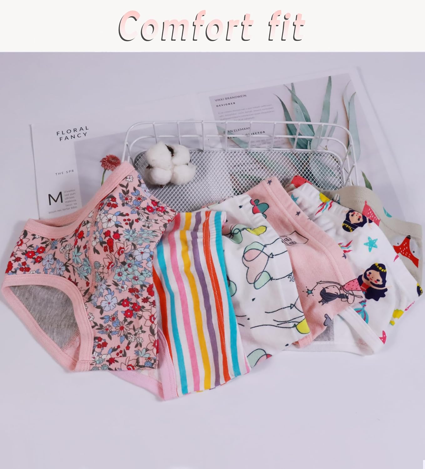 Sladatona Girls Potty Trainer Underwear Toddler Girls Briefs