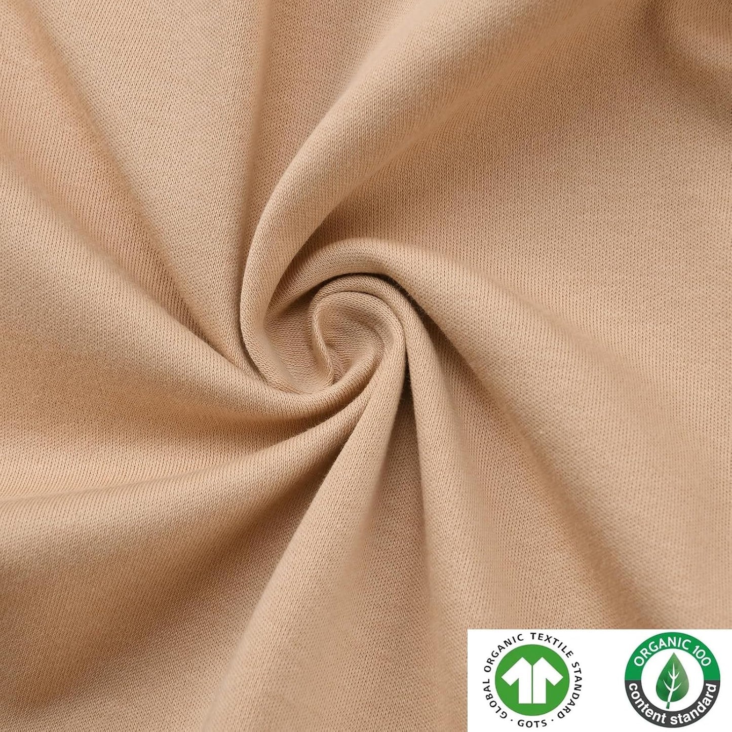 Aablexema 3-Pack Organic Cotton Baby Footless Pajamas with Mitten Cuffs, 2-Way Zipper Romper Sleepers