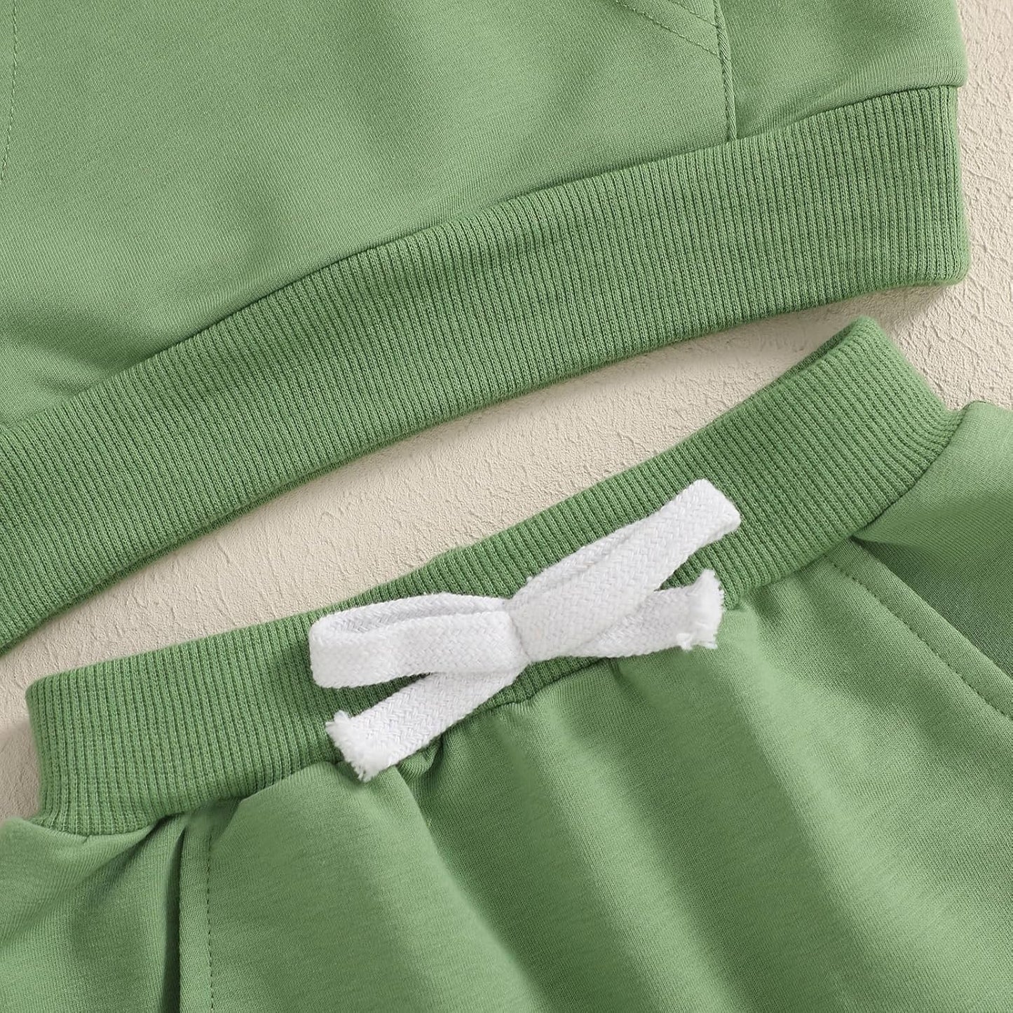 Toddler Baby Boy Summer Hooded Outfit Contrast Color Short Sleeve T Shirt Top Elastic Shorts Summer Clothes Set