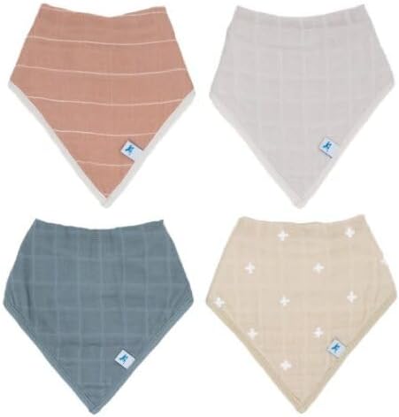 Little Unicorn Cotton Muslin with Fleece Bandana Bib