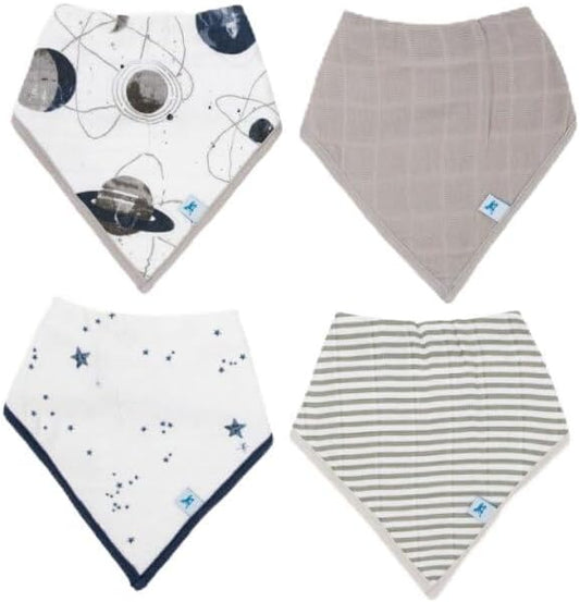 Little Unicorn Cotton Muslin with Fleece Bandana Bib