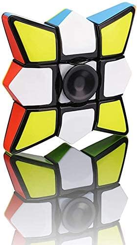 Fidget Spinner Cube 1x1 Brain Teasers Magic Puzzle Spinning Cube Stress Relief Toys Kids Adults by SHUYUE