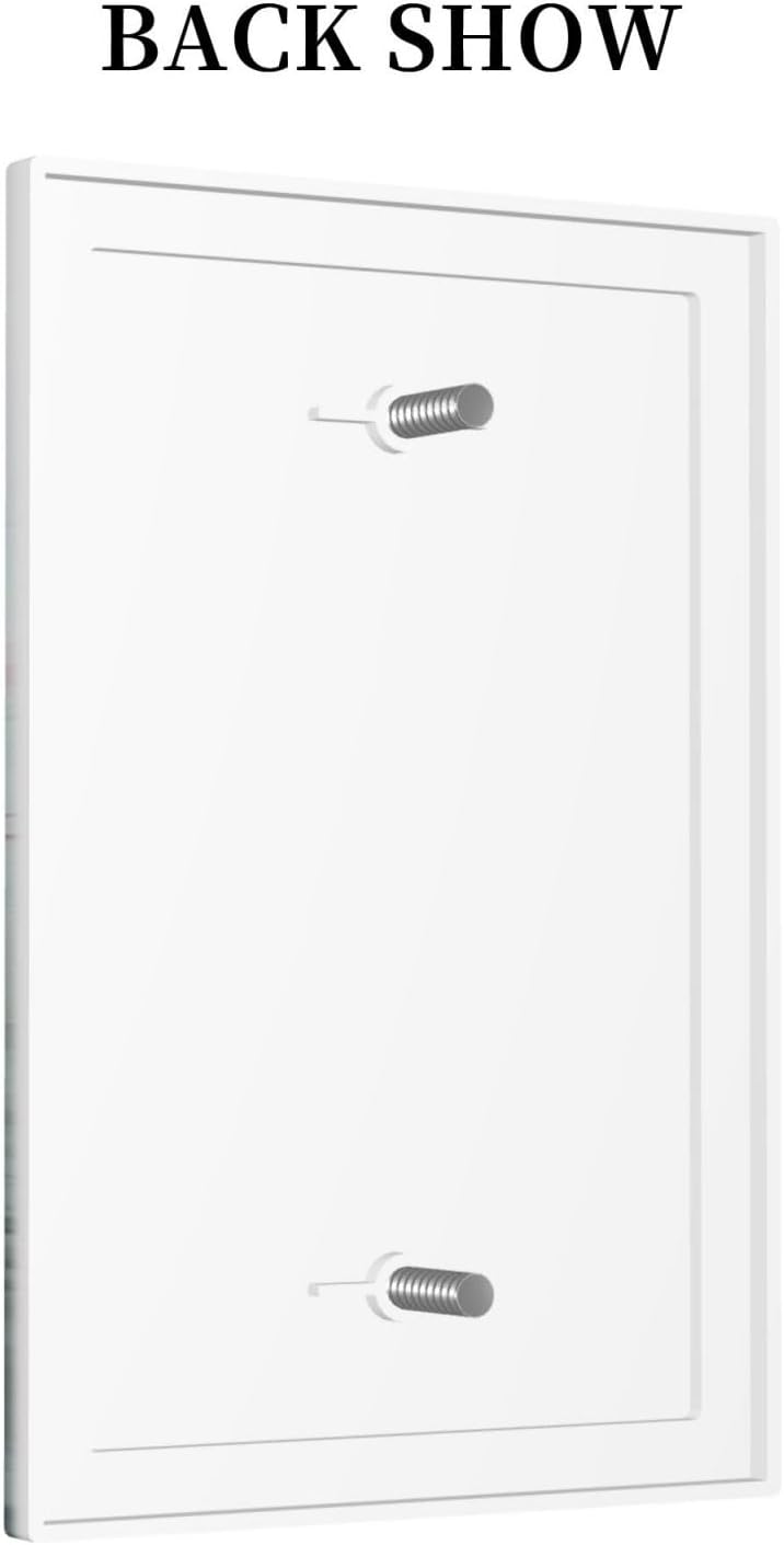 Light Switch Cover Plate Wildflower Botanical Watercolor Floral 1 Gang No Device Blank Electrical Wall Plates Faceplate Decorative Switch Plate For Bed Room Living Room Decor