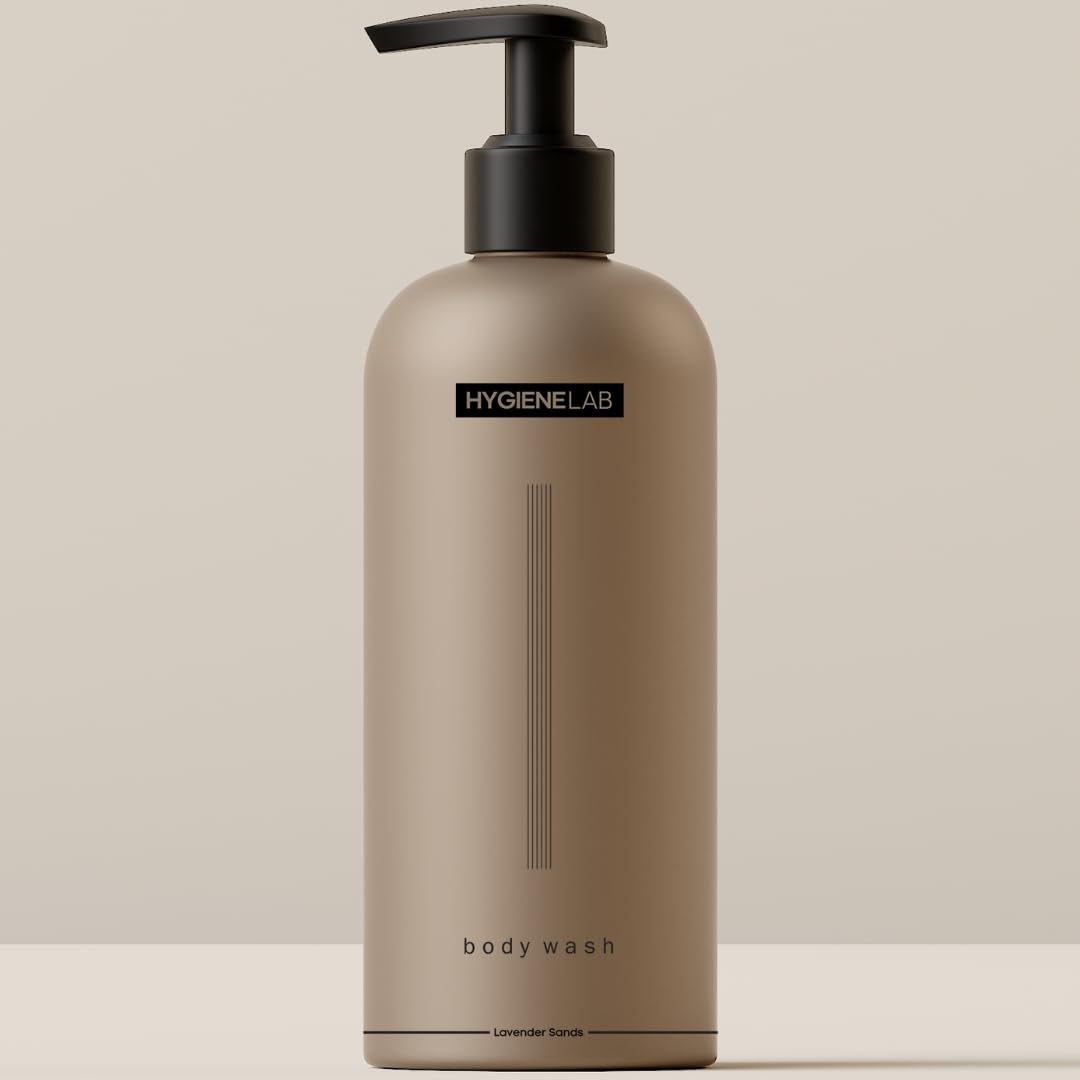 Mens Natural Body Wash - Ultra Hydrating, EWG Verified Clean Formula, Lavender Sands Scent, Sulfate-Free, Paraben-Free, Phthalates-Free, Gentle & Effective for Healthy Skin (10 oz)