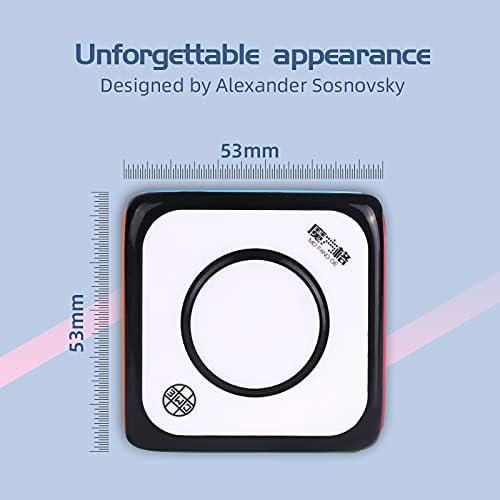 Cuberspeed QY Toys 1x1x1 Speed Cube 02 Black 1x1 Magic Cube Puzzle O2 Cube