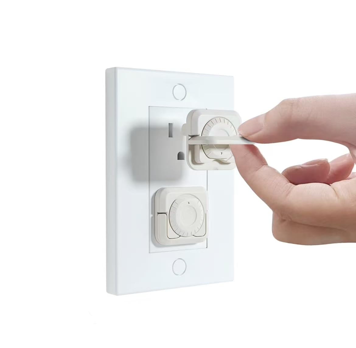 Outlet Cover Baby proofing -32 Pack Plug Covers for Electrical Outlets with Dual Safety Locks, Child Proof Outlet Covers Improved Baby proofing outlets