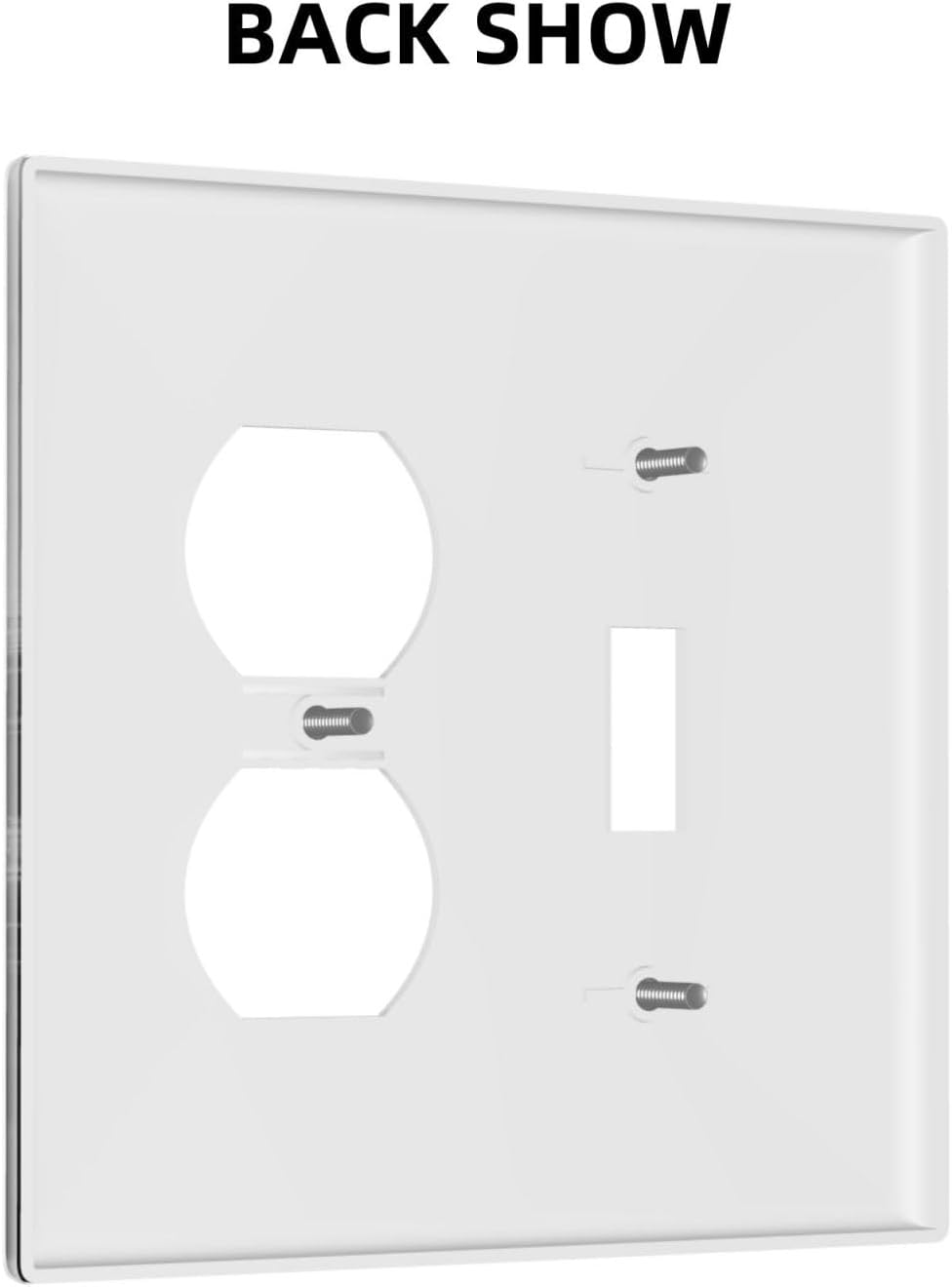 Foggy Forest Natural Scenery Retro Tree Pine Wallplates 1 Toggle 1 Duplex Switch Plate Electrical GFCI Faceplate Decorative Light Switch Covers for Bed Room Living Room Decor