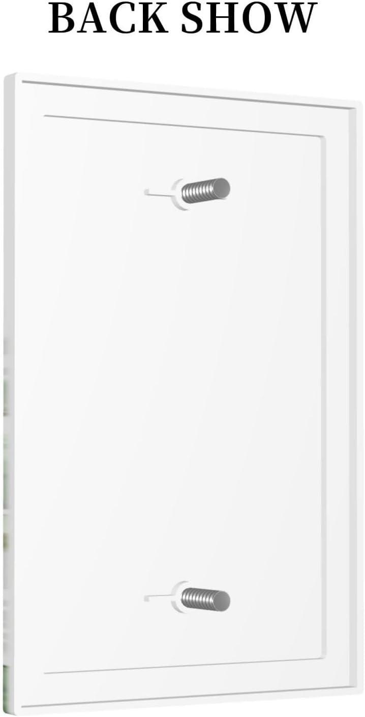 Palm Tree Banana Leaf Green Rainforest Natural Landscape Light Switch Cover Plate 1 Gang No Device Blank Electrical Wall Plates Faceplate Decorative Switch Plate for Bed Room Living Room Decor