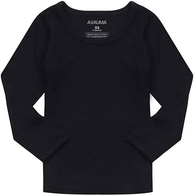 AVAUMA Baby Boys Girls Pajama Set Kids Toddler Snug fit Ribbed Sleepwear pjs for Daily Life Style