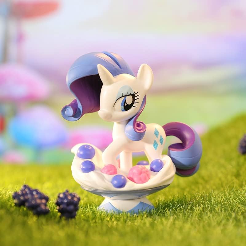 POP MART 12 Boxes Compatible with Hasbro My Little Pony Leisure Afternoon Series Character Popular Collectible Art Toy Hot Toys Cute Figure Creative Gift, for Christmas Birthday Party Holiday