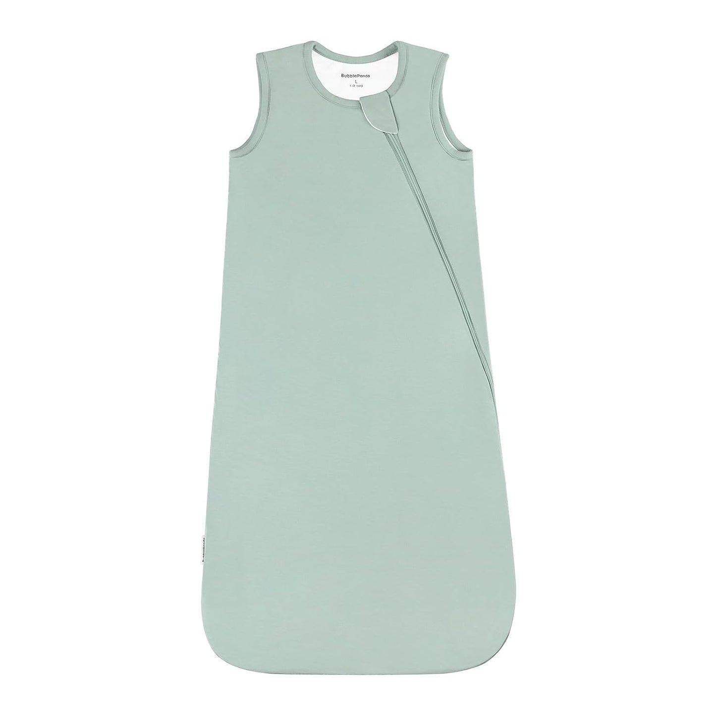 BubblePanda Rayon Made from Bamboo Sleep Sack 6-12 Months 0.5 Tog Soft Lightweight Toddler Sleep Sack for Babies 2-Way Zipper Wearable Blanket Baby 6 Months