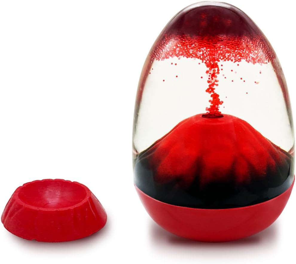 Volcano Motion Bubble Machine from The Bottom up to Erupt Imitation Volcanic Toys Sensory Perspective Enjoyment Decompression and Relaxation Volcanic Toy Desk Toy