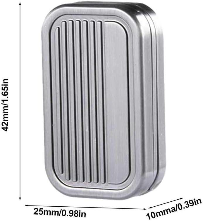 CP3 Fidget Slider EDC Adult Metal Fidget Toys ADHD Autism Sensory Toys Anxiety Stress Relief Toys Fun Office Desk Toys Gifts for Boyfriend and Father (Silver CP3)