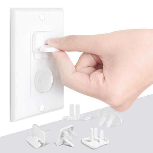 Babepai Outlet Covers Baby Proofing 55-Pack White, Child Proof Electrical Protector Safety Baby Safety Plug Covers