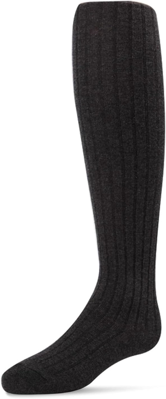 MeMoi Ribbed Cotton Girls Sweater Tights | Kids Tights